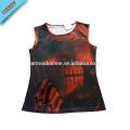 Custom T Shirt Printing Sublimation Black Man'S